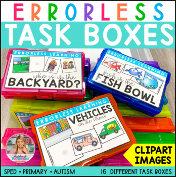Preview of Errorless learning Task Boxes {for students with special needs}