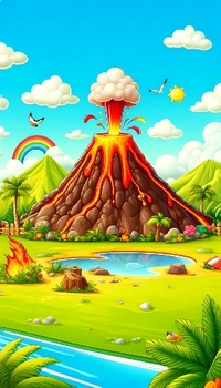Preview of Erupting Power: Volcano Poster