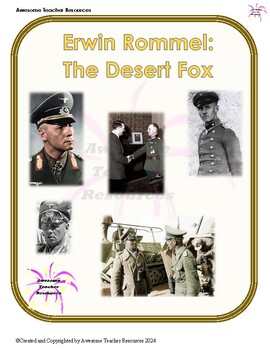 Preview of Erwin Rommel: The Desert Fox Passage and Essay Response: GR9