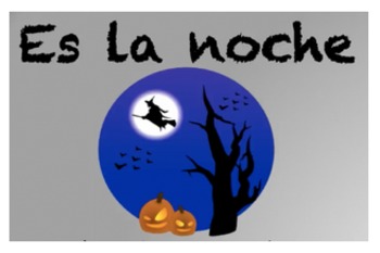Preview of Es la noche (Spanish Halloween BUNDLE)