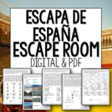 Escapa de Espana Escape Room in Spanish digital and printable