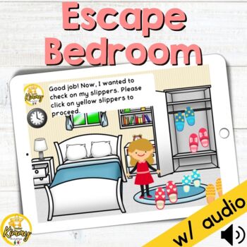 Preview of Escape Bedroom Following Instructions
