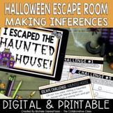 Halloween Escape Room - Making Inferences | ELA Escape Roo