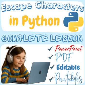 Preview of Escape Characters in Python Programming | Complete Coding Lesson