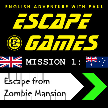 Preview of ESCAPE GAME 01 (BRITISH ENGLISH) Escape from Zombie Mansion