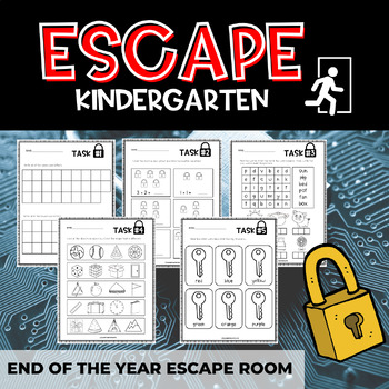 Preview of Escape Kindergarten | Escape Room | End of the Year Review