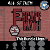 Escape Math - ALL OF THEM - (Gr 3-12) - 32+ Escape Room Ac