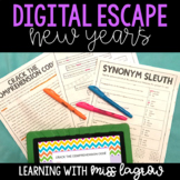 Escape New Year: Reading Comprehension, Synonyms, & more