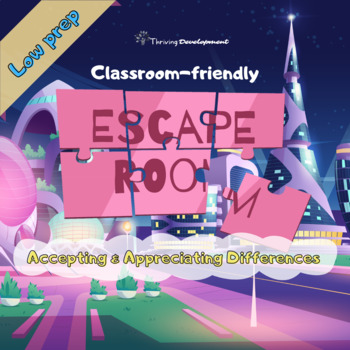 Preview of Escape Room: Accepting & Appreciating Diversity| Classroom-friendly & Low-prep