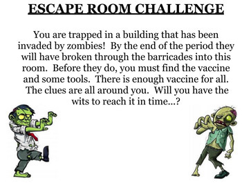  Escape  Room Activity  with simplifying expressions by cTink 