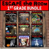 Escape Room ELA and Math BUNDLE for FIRST GRADE