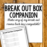 Escape Room Box Companion Editable