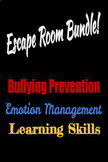 Escape Room Bundle - Bullying Prevention, Emotion Manageme