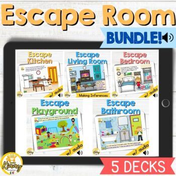 Preview of Escape Room Bundle Making Inferences