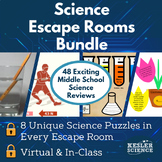 Escape Room Bundle - Middle School Science Review Activities