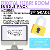 Escape Room Bundle | 3rd Grade | Distance Learning