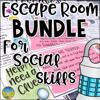 Preview of Escape Room for Social Skills Bundle
