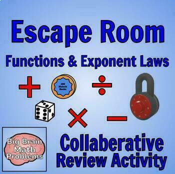 Preview of Escape Room - CPM 1 Ch. 1 - Functions and Exponent Laws