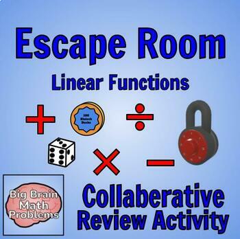 Preview of Escape Room - CPM 1 Ch. 2 - Linear Functions