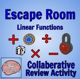 Escape Room - CPM 1 Ch. 2 - Linear Functions