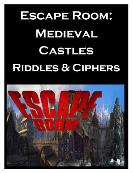 Preview of Escape Room: Castles - Middle-Ages / Medieval -  6 'Rooms' of Codes & Riddles