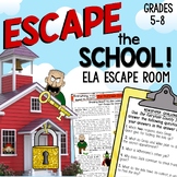 ESCAPE ROOM ELA Escape the School: Comprehension and Writing Activity