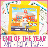 End of Year Escape Room | Print & Digital
