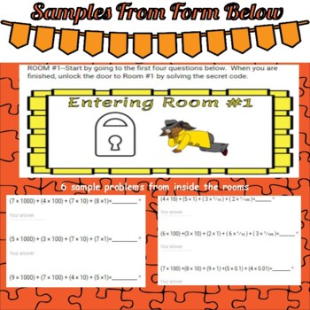 Free-Escape Room on Google Forms--Expanded Form by Connections by Klakamp