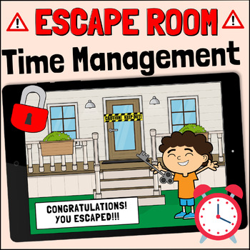 Preview of Digital Activity: Time Management Skills using Clocks & Calendars for SpEd
