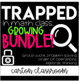 Escape Room Math Problem Solving Bundle