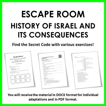 Preview of Escape Room Middle East Conflict