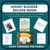 Escape Room Mount Rainier National Park Math Activity Vari