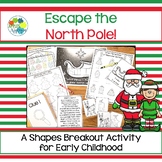 Escape Room: North Pole! Shapes Breakout Activity