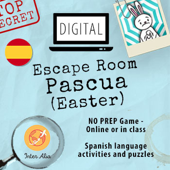 Preview of Escape Room PASCUA - Digital interactive Spanish activities and games - Español