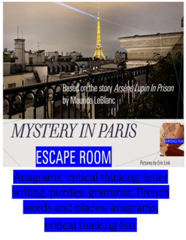 Preview of Escape Room Paris, Arsine Lupin Story