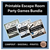 Escape Room Party Game Bundle