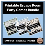 Escape Room Party Game Bundle for Kids