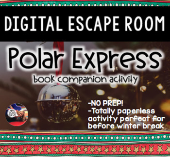 Preview of Polar Express Digital Escape Room