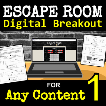 Preview of Escape Room - Digital Breakout for ANY CONTENT