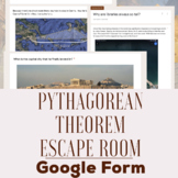 Escape Room - Pythagorean Theorem - [Distance Learning]