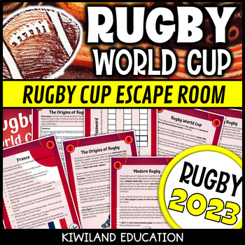 Preview of Rugby World Cup and Rugby History Escape Room 2023 France