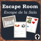 Spanish Escape Room Breakout Activity Set of 2