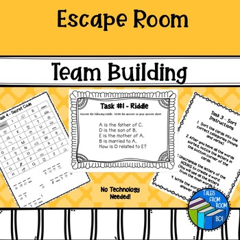 Preview of Escape Room - Team Building
