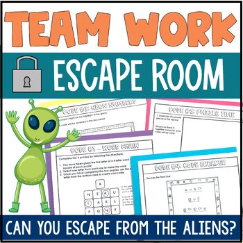 Preview of Escape Room Team Building Game: Critical Thinking & Logic Puzzle Activity