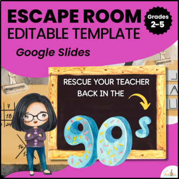 Escape Room Template / Google Slides / Editable Interactivity Ready