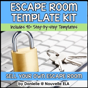 Preview of Escape Room Templates for Commercial Use - Create and Sell Your Own Escape Rooms