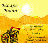Escape Room Unit 5 AP Human Geography (Agriculture & Rural