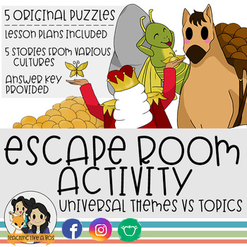 Preview of Escape Room: Universal Theme vs. Topics
