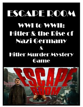 Preview of Escape Room: WWI to WWII - Rise of Hitler's Nazi Party & Murder Mystery