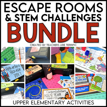 Preview of Escape Room and STEM Challenge MEGA Bundle